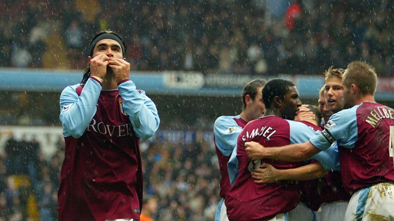 Juan Pablo Angel soon adhered himself with the Villa fans, and scored 23 goals in the 2003/04 season under David O'Leary