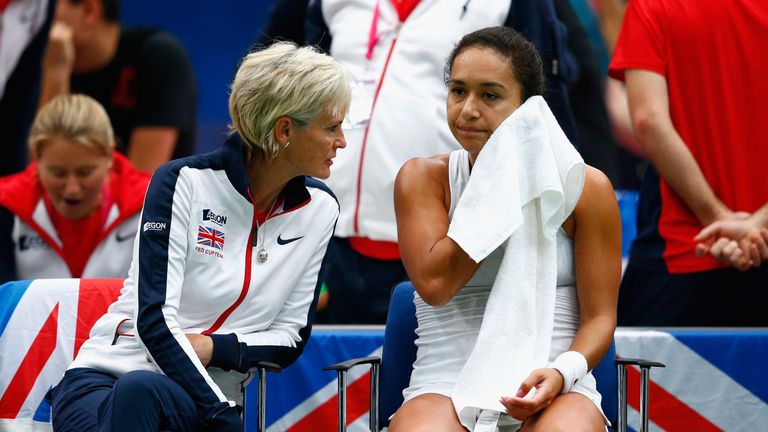 Captain Judy Murray will coach Heather Watson in Australia