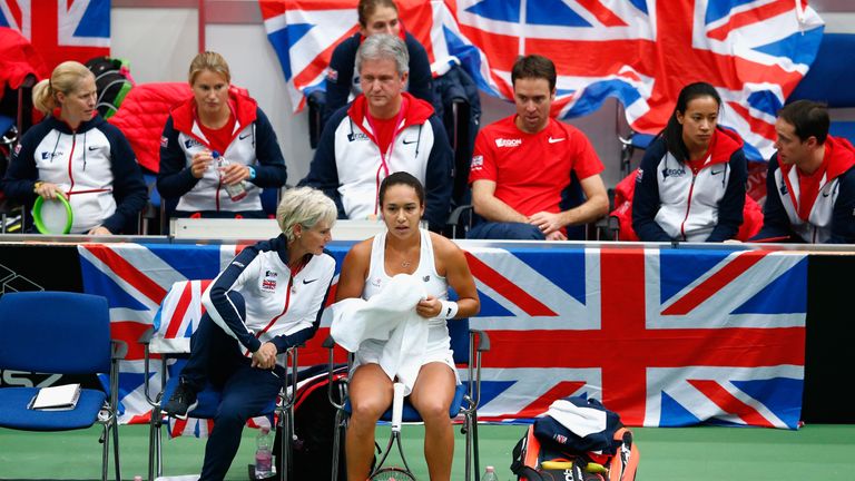 Judy Murray and Heather Watson have worked together before during the Fed Cup