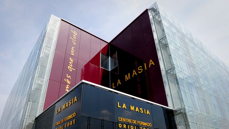 La Masia training centre Oriol Tort