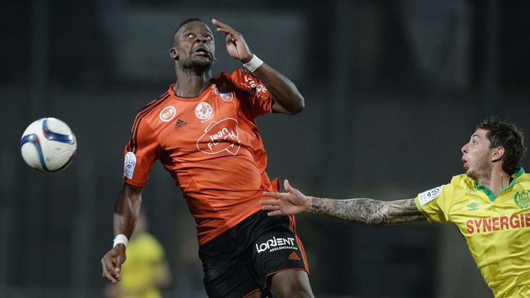 Lorient defender Lamine Kone 
