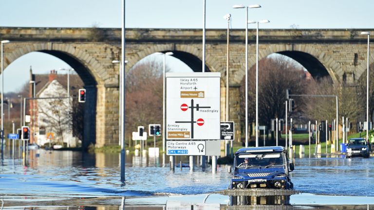 Leeds is still recovering from last month's floods