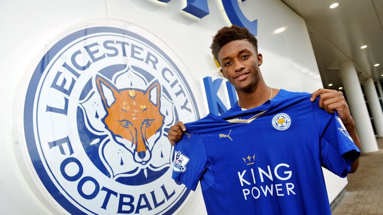 Leicester City unveil new signing Demarai Gray 