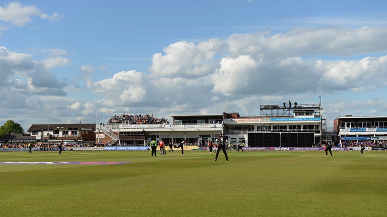 A general view of action during the NatWest T20 Blast match between Leicestershire Foxes and Durham Jets at Grace Road on May