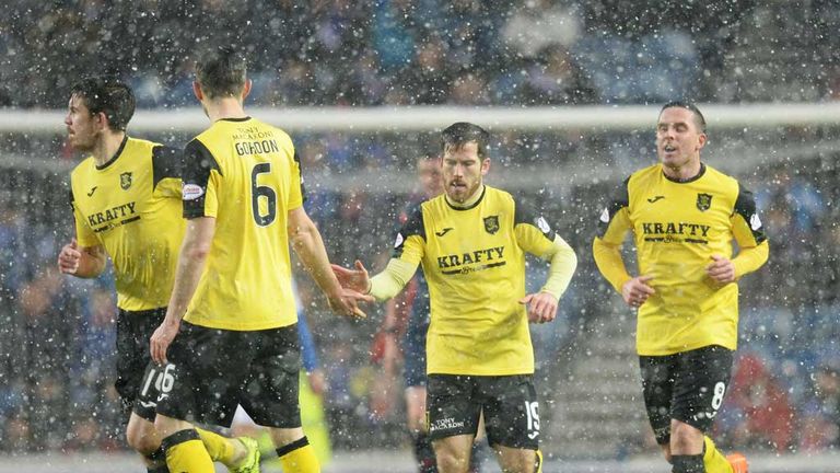 Livingston Liam Buchanan (beard) goal v Rangers