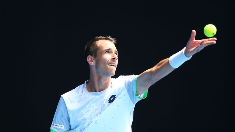 Lukas Rosol lost out in Melbourne to Stan Wawrinka in the third round of the Australian Open 