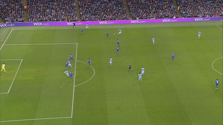 Manchester City Everton second goal
