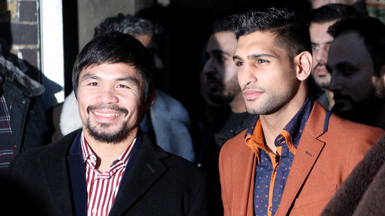 Manny Pacquiao and Amir Khan were in talks over a fight in November