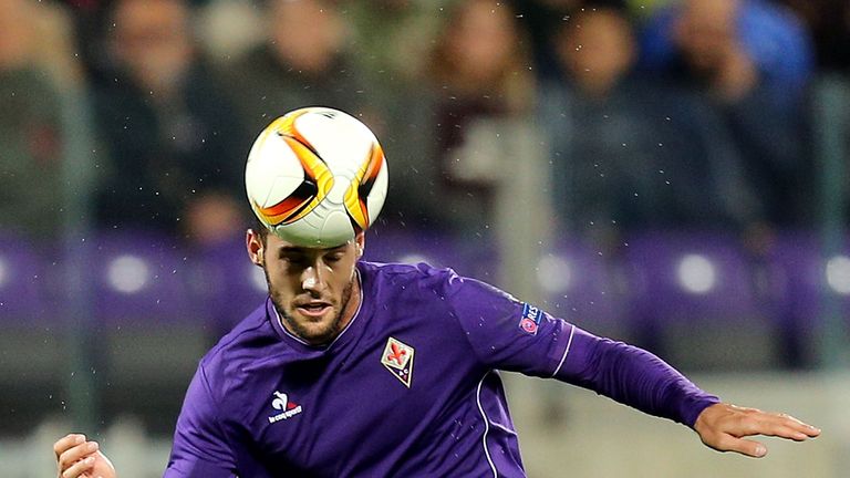 Mario Suarez of ACF Fiorentina 