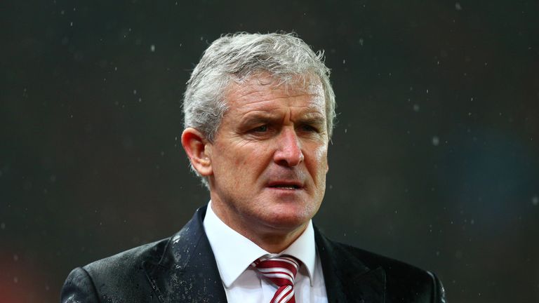 Mark Hughes the Manager of Stoke City 