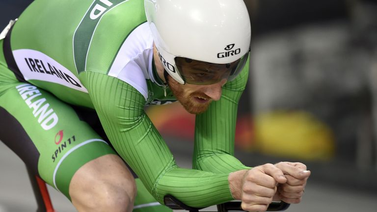 Irvine could only finish 10th in the scratch race at the 2015 World Championships