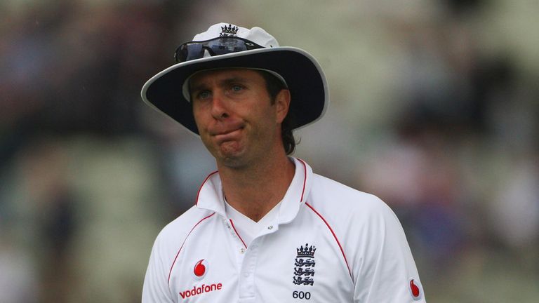 BIRMINGHAM, UNITED KINGDOM - AUGUST 02:  Michael Vaughan of England looks dejected during day four of the 3rd Test Npower Test Match between England and So