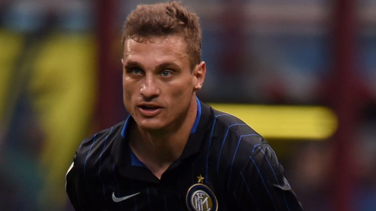 MILAN, ITALY - MAY 03:  Nemanja Vidic of Internazionale Milano in action during the Serie A match between FC Internazionale Milano and AC Chievo Verona at 