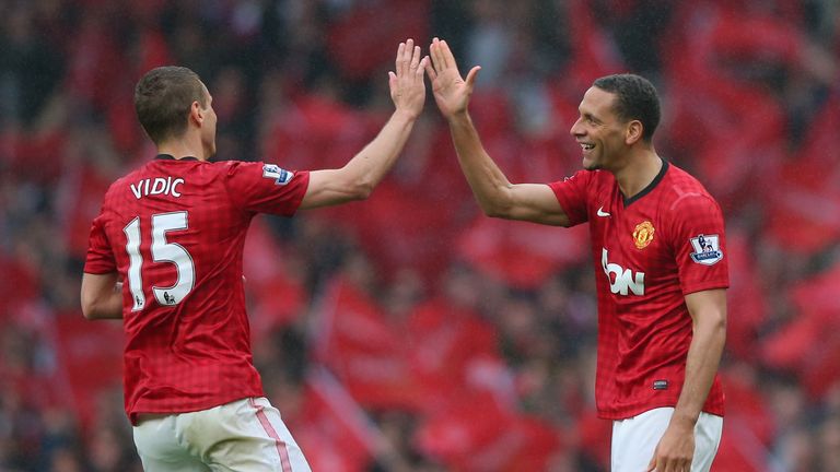 Nemanja Vidic and Rio Ferdinand formed one of the best defensive partnerships in Premier League history