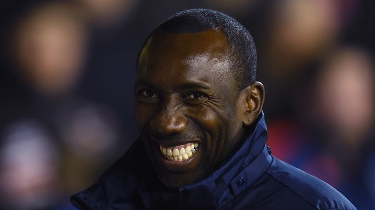 QPR manager Jimmy Floyd Hasselbaink pictured ahead of the Sky Bet Championship clash with Nottingham Forest