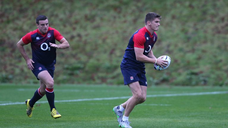 Will Scotland target Owen Farrell (R) and George Ford (L)?