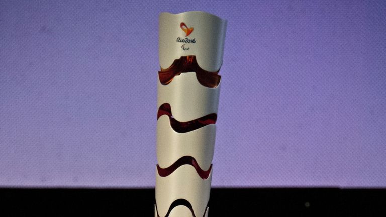 The Paralympic torch for Rio
