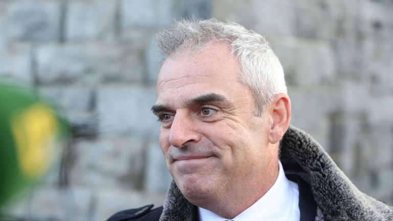 Paul McGinley was one of a number of former golfers to attend O'Connor's funeral