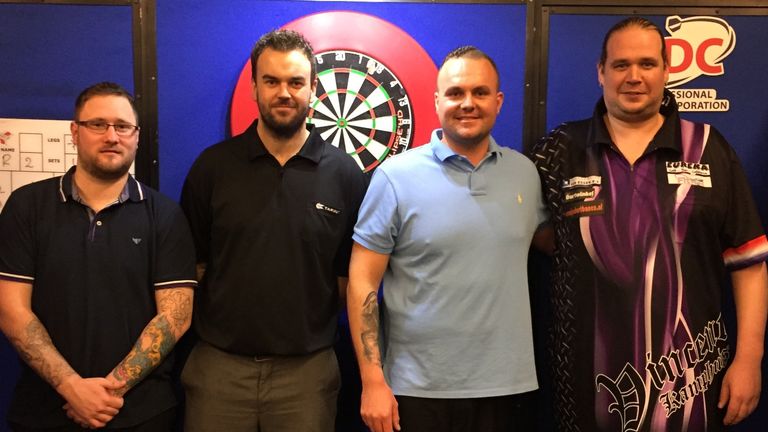 Ross Smith, Ryan Palmer, Yordi Meeuwisse, Vincent Kamphuis have qualified for the PDC Tour