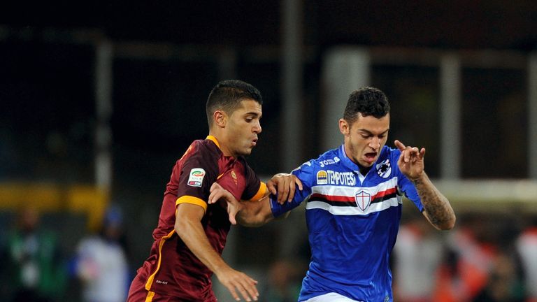 Pedro Pereira has played five times for Sampdoria this season