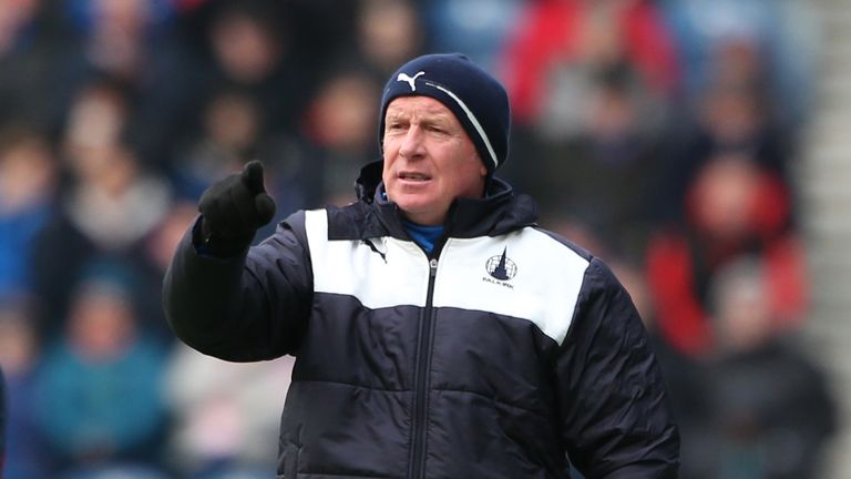 Falkirk manager Peter Houston