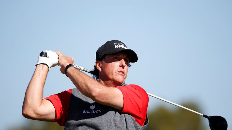 Phil Mickelson at Torrey Pines South in San Diego, California.  