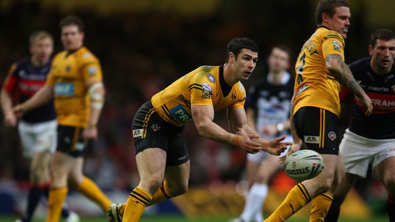 Richie Mathers of Castleford in action