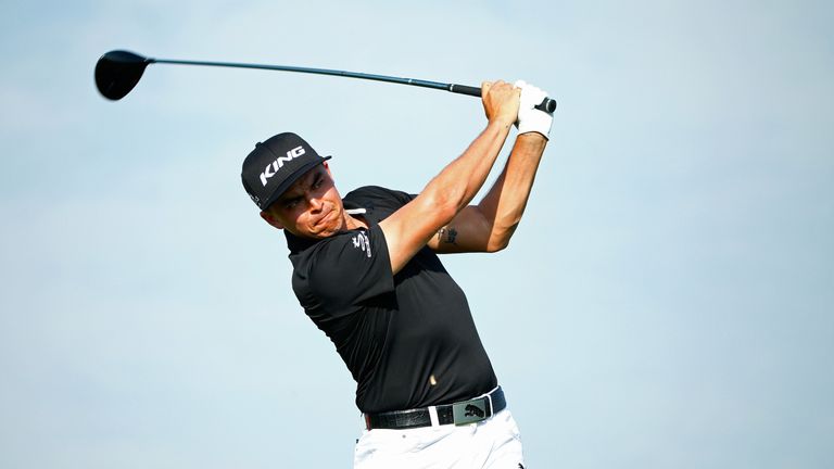 Rickie Fowler was also on a roll late on the third day