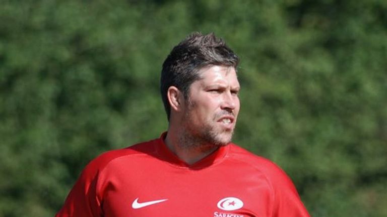 Saracens womens coach Rob Cain
