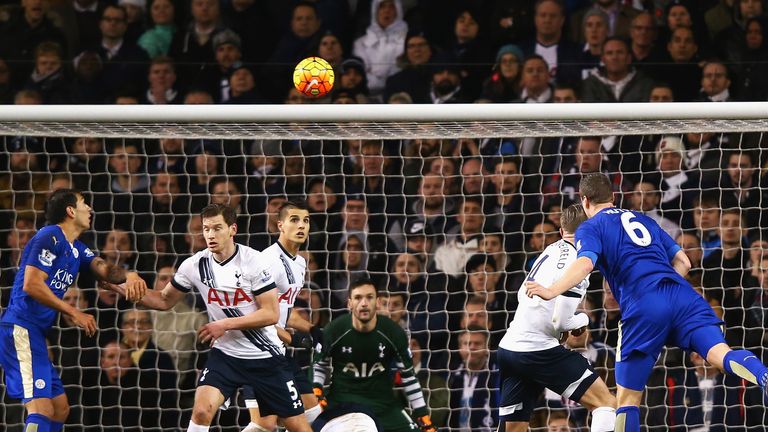 Robert Huth heads Leicester's winner