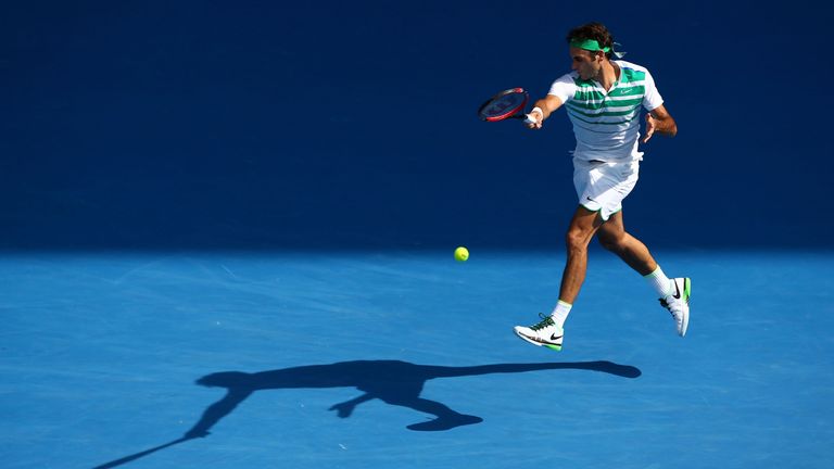 Federer has now reached 39 Grand Slam semi-finals as he goes for his fifth Australian Open win