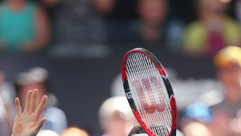 Federer was pleased with his display against Dominic Thiem