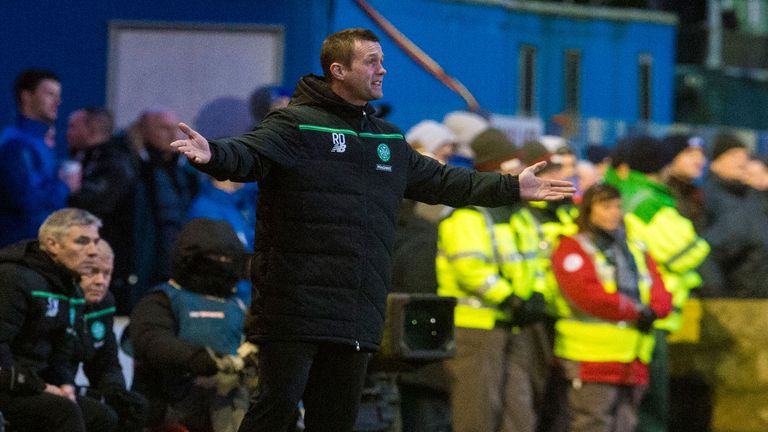 Celtic boss Ronny Deila against during cup win over Stranraer