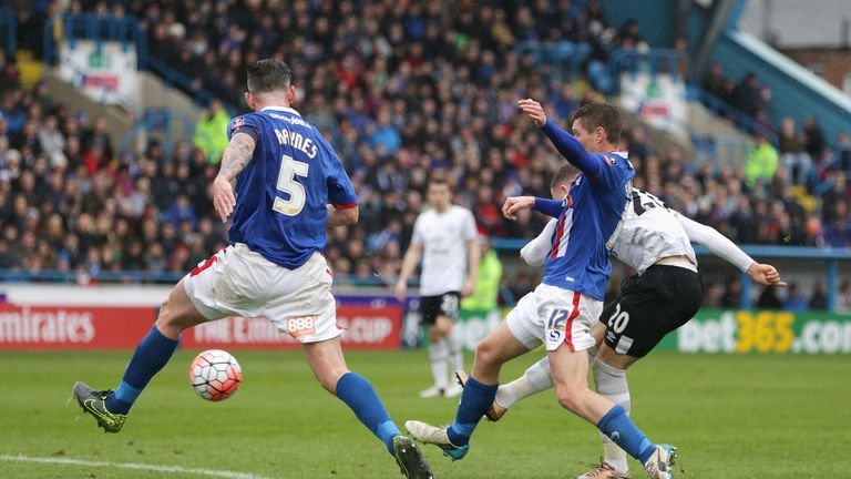 Ross Barkley scores Everton's third goal to kill off their FA Cup meeting with Carlisle