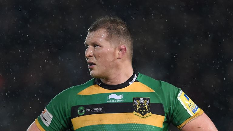 Northampton Saints hooker Dylan Hartley