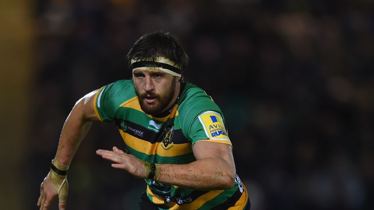 Northampton Saints and England flanker Tom Wood