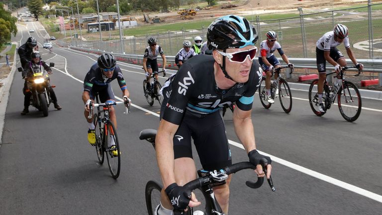 Salvatore Puccio led the race for 20 kilometres