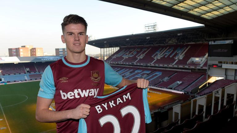 Sam Byram has signed for West Ham for a fee of £3.7m