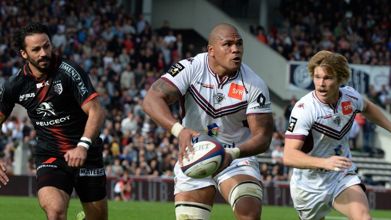 French prop Sebastien Taofifenua scored a try as Bordeaux end Clermont's  impressive unbeaten home run in the Champions Cup.