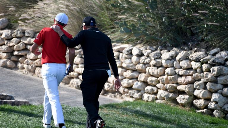 Sergio Garcia was in action alongside Matt Fitzpatrick at the Qatar Masters