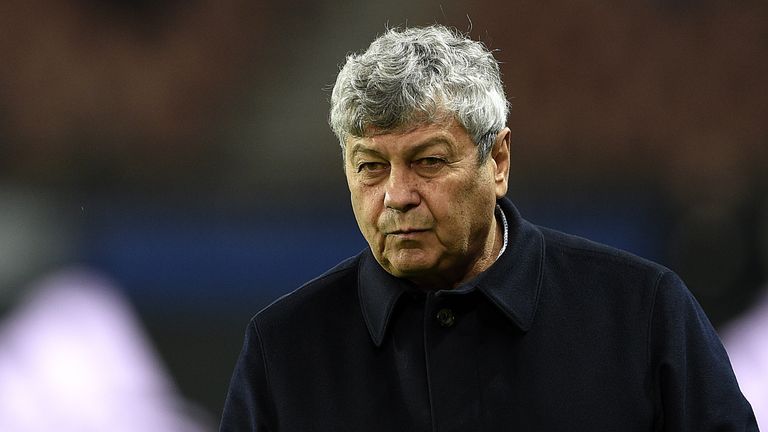 Shakhtar Donetsk's Romanian coach Mircea Lucescu