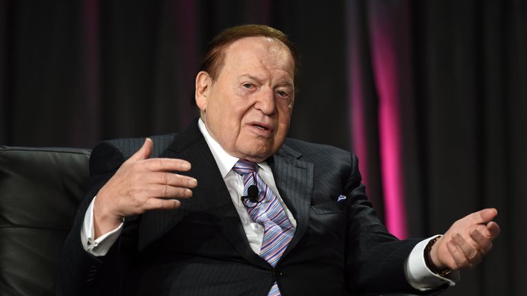 Las Vegas Sands Corp. Chairman and CEO Sheldon Adelson is annually listed as one of the world's richest men