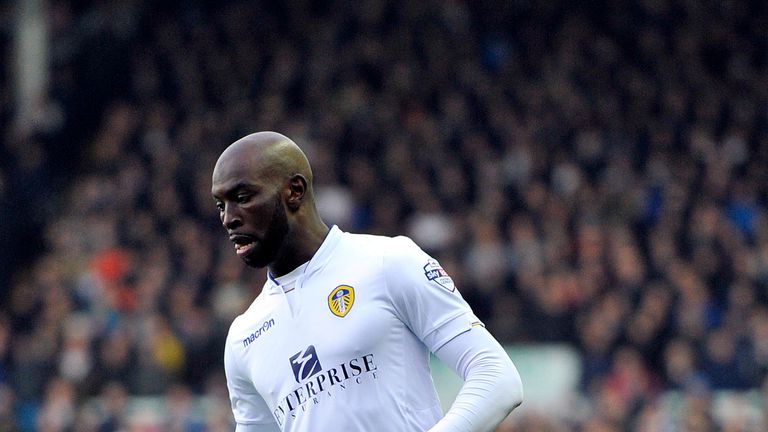 Leeds United's Souleymane Doukara in action