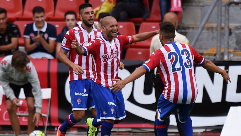 Sporting Gijon secured a 5-1 win over Real Sociedad