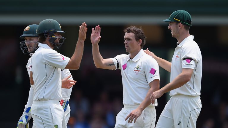 Steve O'Keefe took a Test best 3-63 for Australia in the second-innings