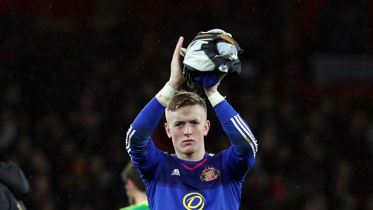 Sunderland goalkeeper Jordan Pickford