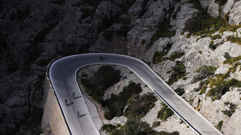 Team Sky, Sa Calobra, Mallorca