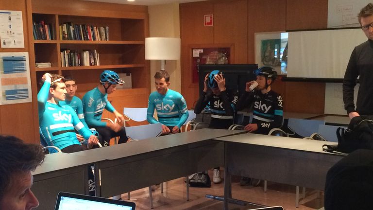 Team Sky, Mallorca, winter training camp