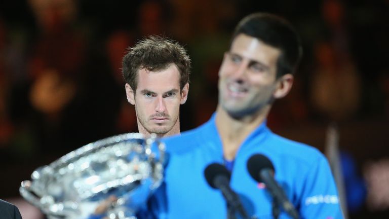 Andy Murray lost out to Novak Djokovic again in Melbourne last year
