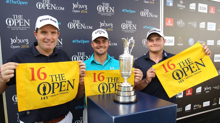 Anthony Wall, Haydn Porteous and Zander Lombard will all tee up in The Open at Royal Troon